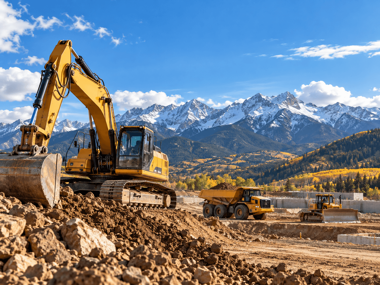 Construction equipment rental in Colorado