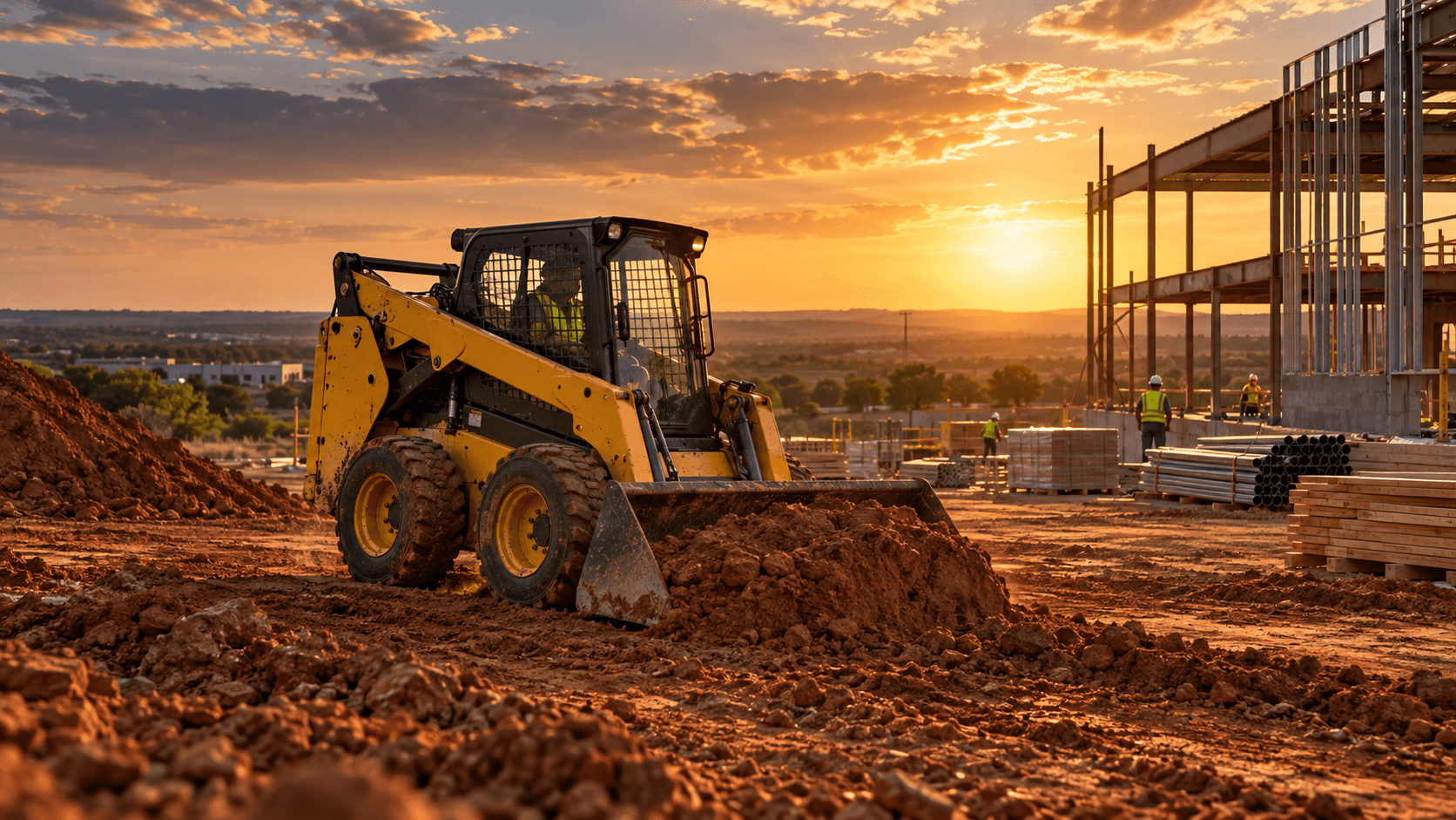 Construction equipment rental in Texas